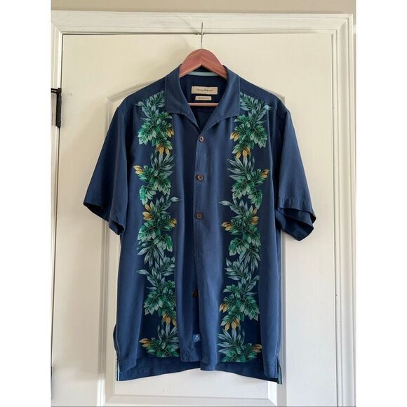 Tommy Bahama Other - Tommy Bahama Blue Floral Button Down Shirt- L